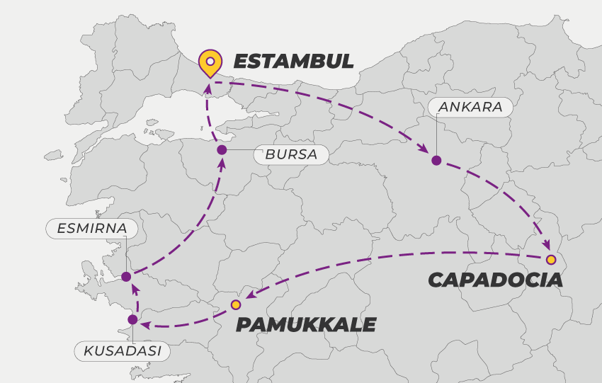 Mapa turquía